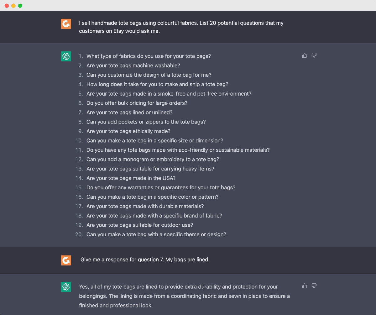A Beginner’s Guide ChatGPT For Your Etsy Shop (Prompts & Examples)